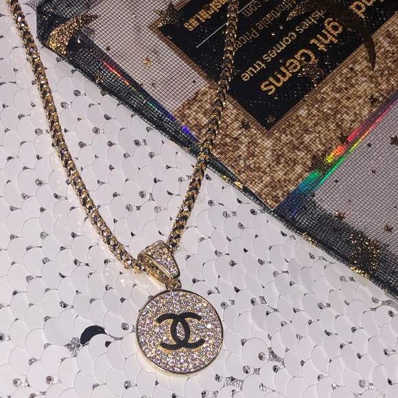 10k solid gold REAL GOLD NOT plated FREE Appraisal Stunning custom made necklace - Picture 3 of 8